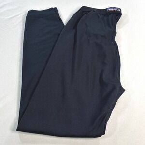 Patagonia Capilene Baselayer Bottoms Womens Small‎ Black Thermal Leggings